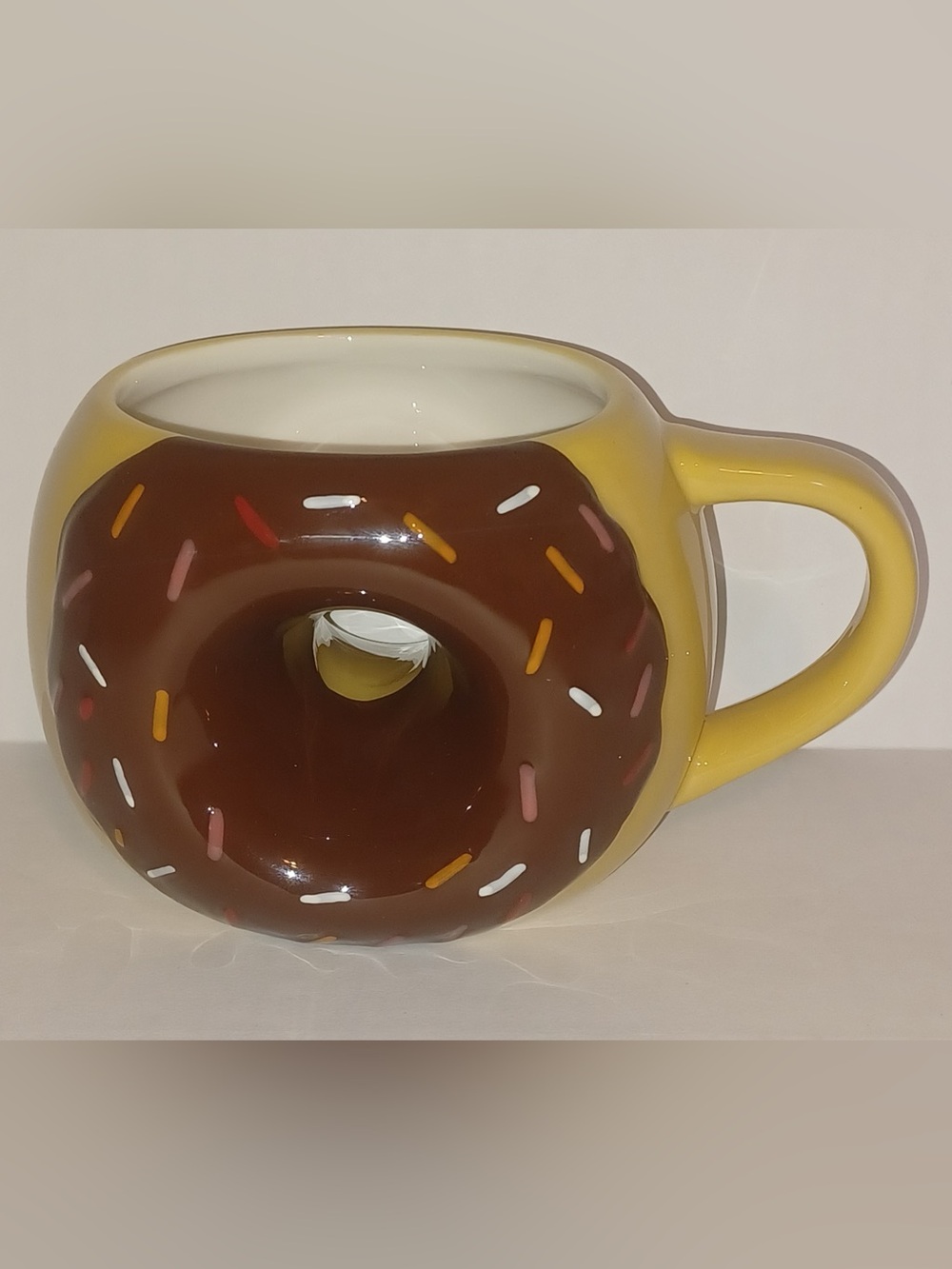 Tag Chocolate Donut With Sprinkles Large Coffee Tea Cup Mug